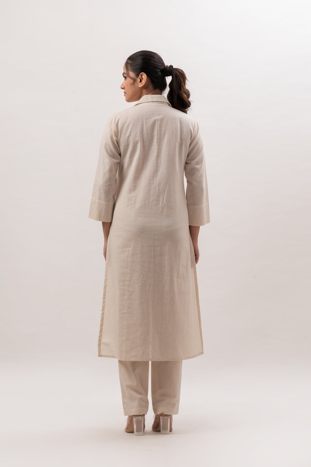 White Embroidered co-ord set